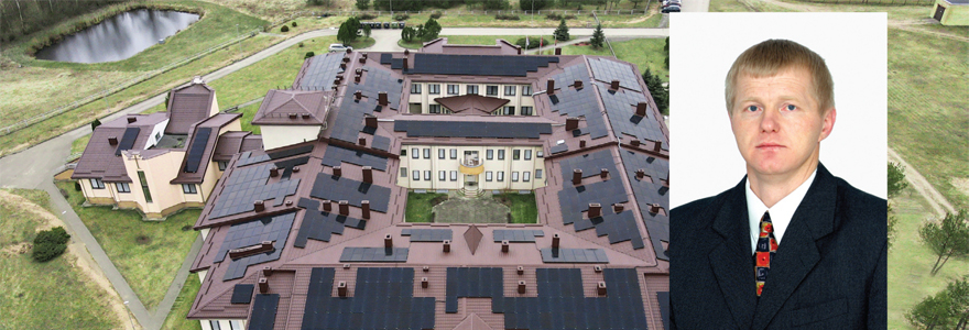 Lazdijietis Z. Kukučionis vienas pirmųjų saulės elektrinę įsirengė savo namuose, o vėliau tokią patirtį pritaikė valdiškoje įstaigoje.