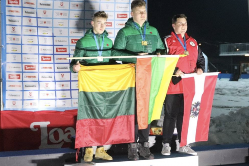 Lietuvai atstovavo sportininkai iš Lazdijų.