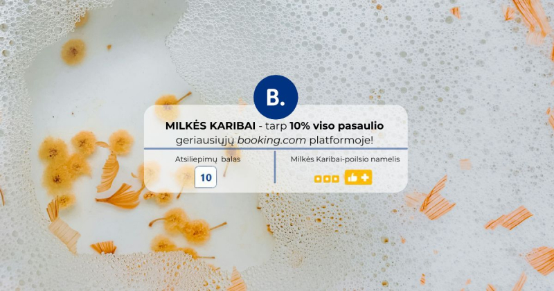 „Milkės Karibai“ pateko tarp 10 proc. geriausiųjų visame pasaulyje pagal svečių atsiliepimus.<br /> 