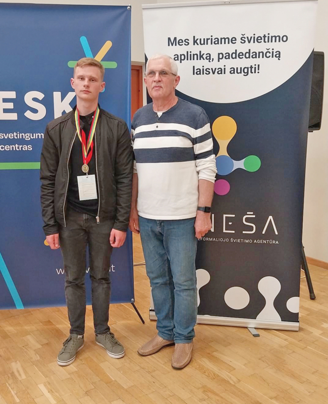 D. Aleksandravičių olimpiadai ruošė vyr. mokytojas G. Mirijauskas.