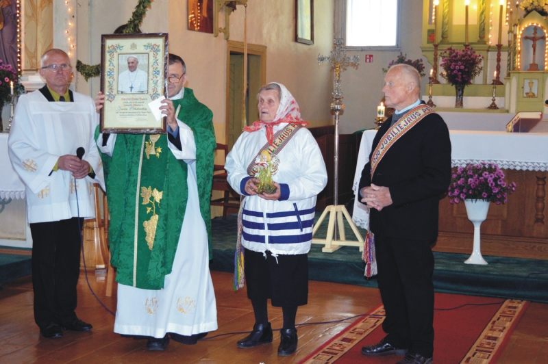 <strong>Vargonininkui J. Mikalauskui - Šv. Tėvo palaiminimas.</strong>