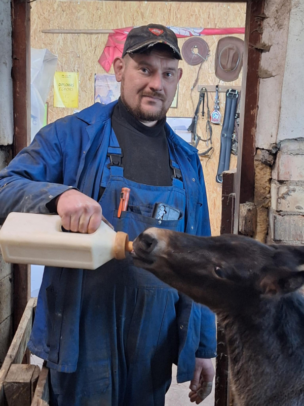 Pirmosios šešios dienos Pūgai buvo kritinės – išgyveno šeimininko E. Andriuškevičiaus meilės dėka.
