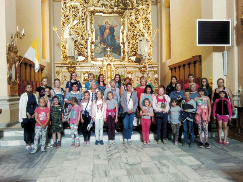 <strong>Ekskursijos dalyviai lankėsi Vygrių vienuolyno bažnyčioje.</strong>
